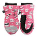 Flapjack Kids - Flapjack Kids Water Repellent Ski Mittens Cat Pink