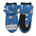 Flapjack Kids - Flapjack Kids Water Repellent Ski Mittens Dinos Blue
