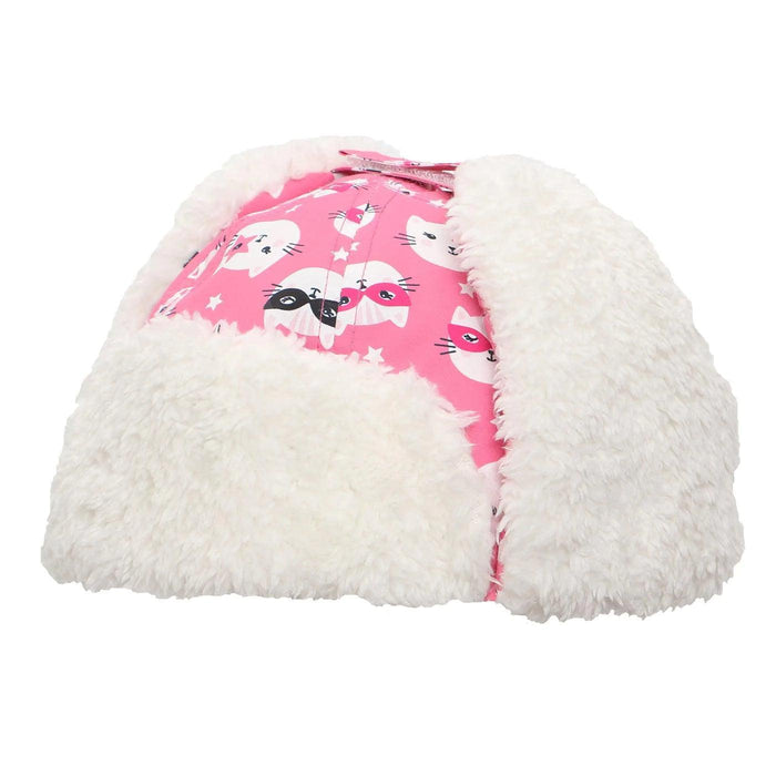 Flapjack Kids - Flapjack Kids Water Repellent Trapper Hat - Cat Pink