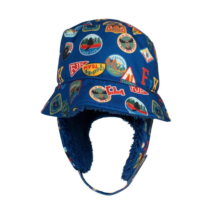 Flapjack Kids - Flapjack Kids Winter Bucket Hat - Patches 2-4Y