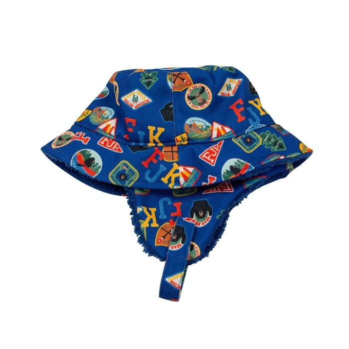 Flapjack Kids - Flapjack Kids Winter Bucket Hat - Patches 2-4Y
