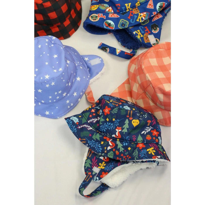 Flapjack Kids - Flapjack Kids Winter Bucket Hat - Stasrs 2-4Y