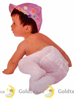Formal Kids Wear - Baby Lace Ruffled Pantyhose - Formal Kids Wear