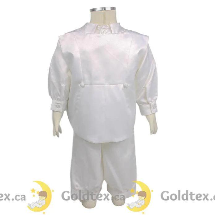 Formal Kids Wear - Formal Kids Wear 4 Piece Baby Boy Baptism Jumpsuit 2500