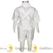 Formal Kids Wear - Formal Kids Wear 5-Piece Baby Boy Short Baptism Set 8059