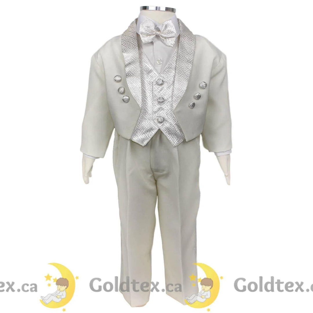 Formal Kids Wear - Formal Kids Wear 5 Piece baby boys tuxedo