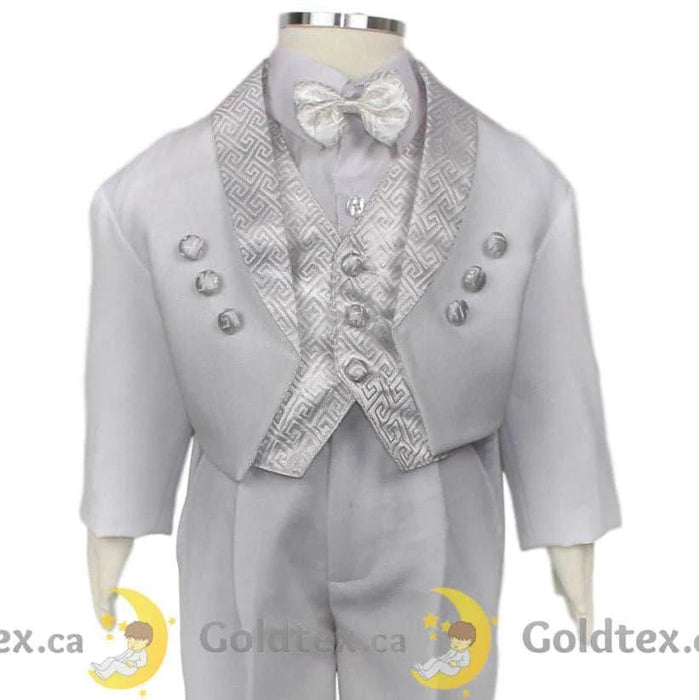 Formal Kids Wear - Formal Kids Wear 5 Piece baby boys tuxedo