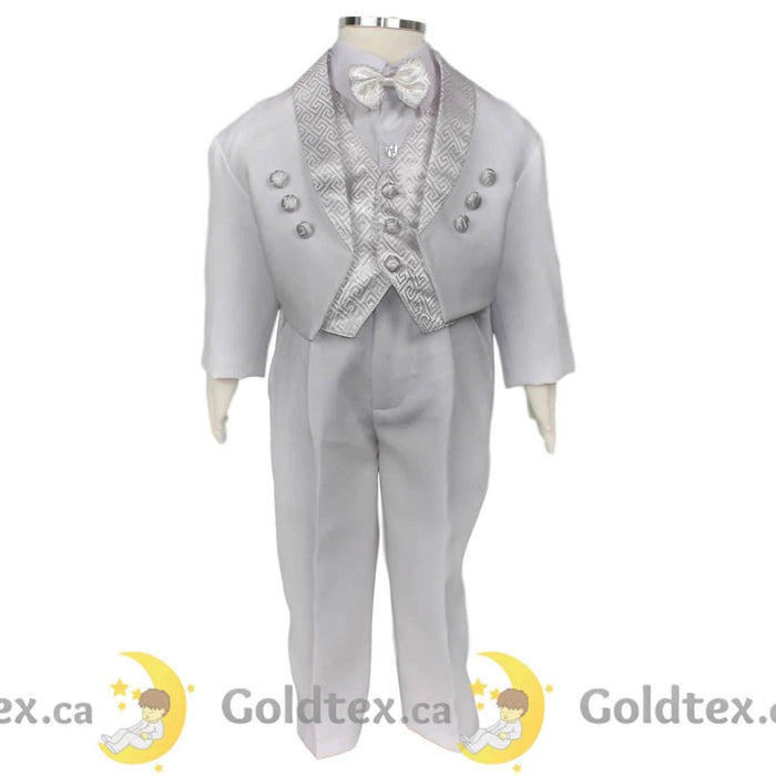 Formal Kids Wear - Formal Kids Wear 5 Piece baby boys tuxedo