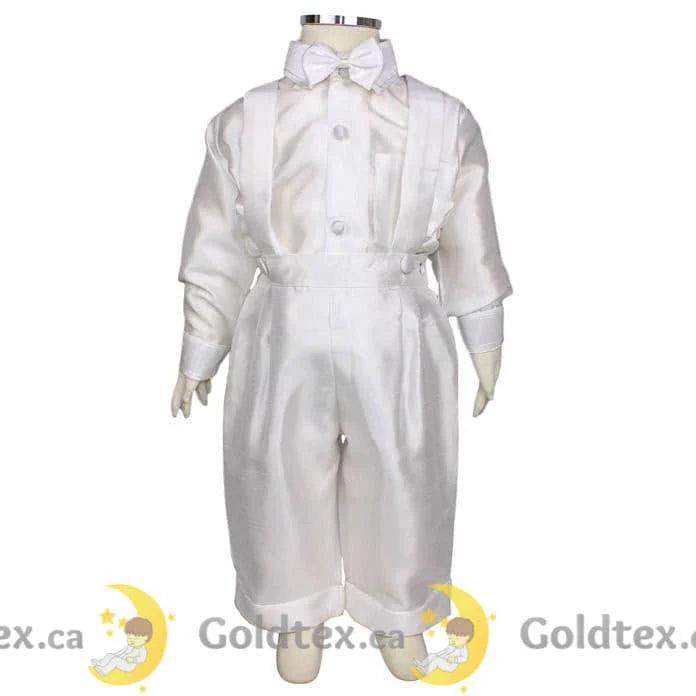 Formal Kids Wear - Formal Kids Wear 5-Piece Boy Baptismal Outfit 8083