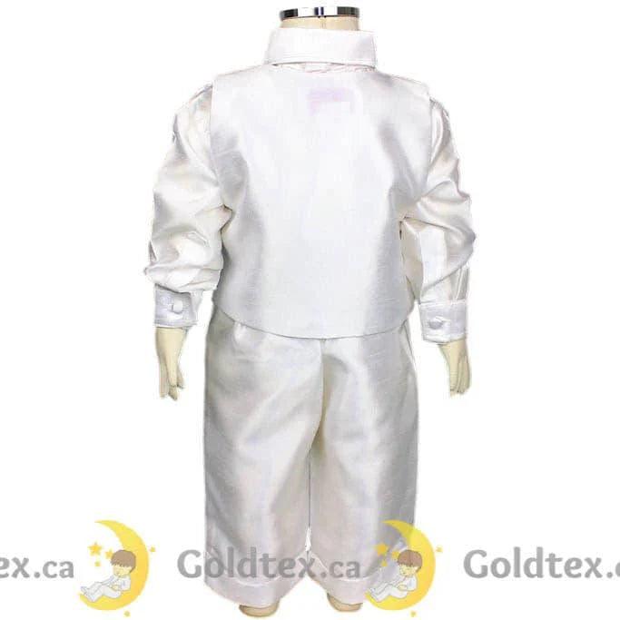 Formal Kids Wear - Formal Kids Wear 5-Piece Boy Baptismal Outfit 8083