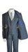 Formal Kids Wear - Formal Kids Wear 5-piece suit set - New Grey - Style 8158