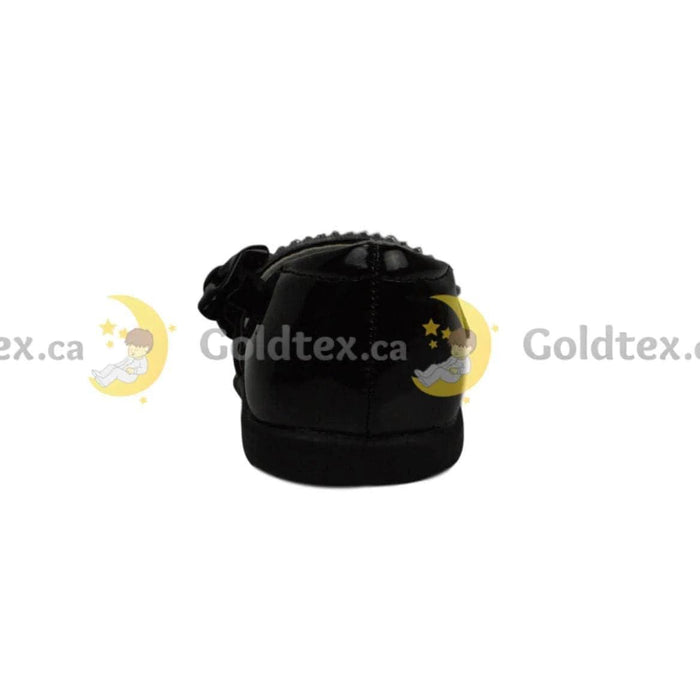 Formal Kids Wear - Formal Kids Wear Baby Girl Dress shoe with diamond loop fastener strap