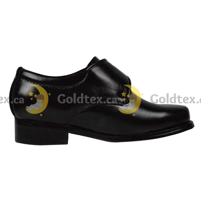 Formal Kids Wear - Formal Kids Wear Boy dress shoes with loop fastener