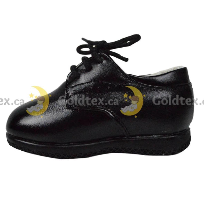 Formal Kids Wear - Formal Kids Wear Boy laced dress shoes with rounded tip