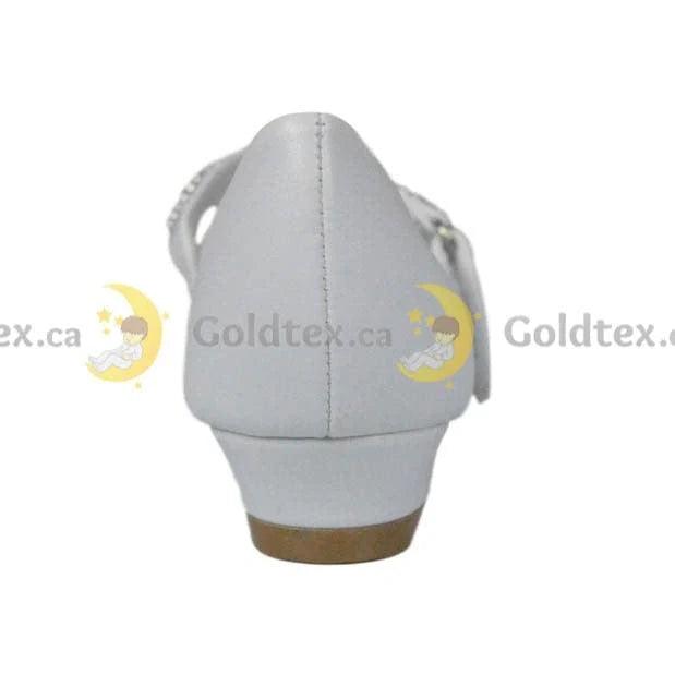 Formal Kids Wear - Formal Kids Wear Girl short 3/4" heel shoe with loop fastner