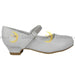 Formal Kids Wear - Formal Kids Wear Girl short 3/4" heel shoe with loop fastner