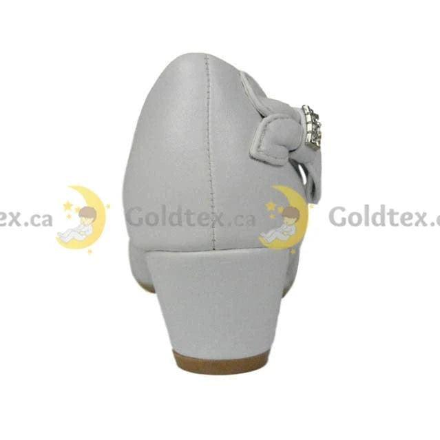 Formal Kids Wear - Formal Kids Wear Girl slip on dress shoe with bow