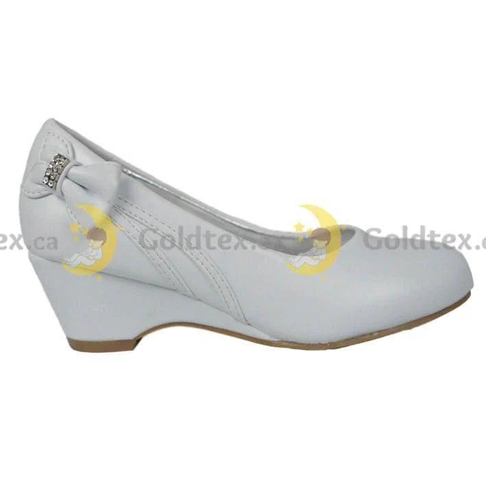 Formal Kids Wear - Formal Kids Wear Girl slip on dress shoe with bow