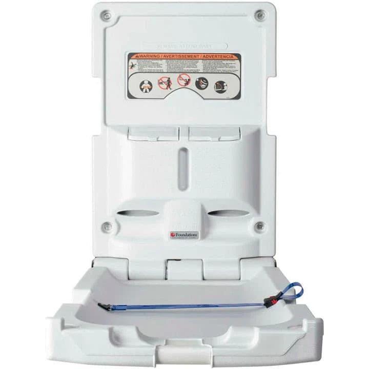 Foundations® - Foundations Classic Vertical Surface Mount Commercial Baby Changing Station