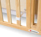 Foundations® - Foundations Compact HideAway™ EasyRoll™ Solid Wood Folding Crib - Slatted