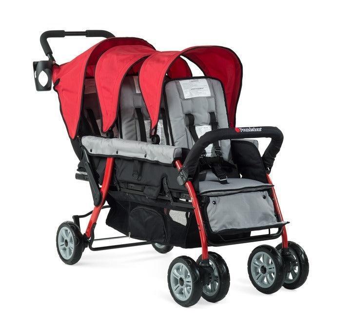 Foundations Compass Trio Triple Tandem Stroller — Goldtex