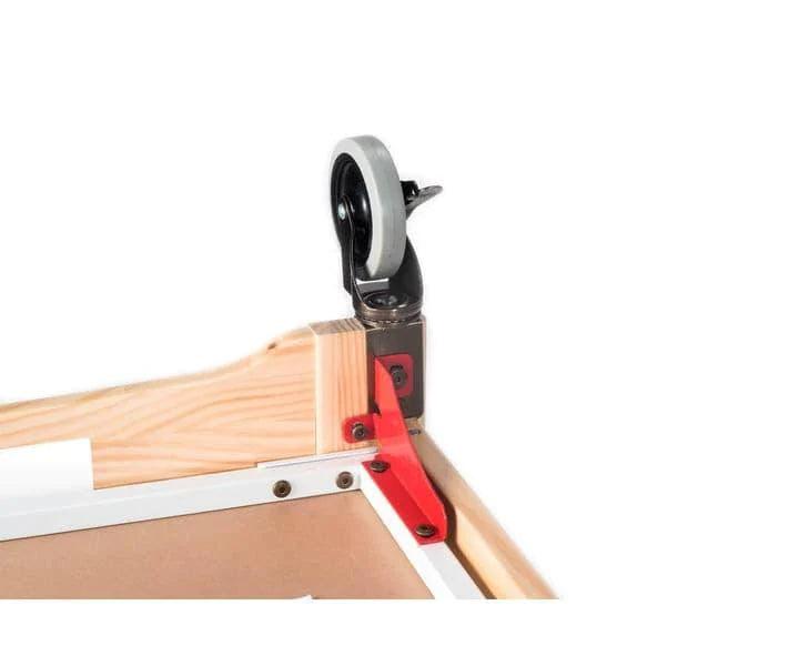 Foundations® - Foundations Evacuation Frame with Antique Brass Casters for Natural Cribs (Fits Next Gen Serenity® Compact Cribs)