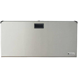 Foundations® - Foundations Frameless Clad Commercial Horizontal Baby Changing Station - Stainless Surface Mount with Full Stainless Wrap Shell (EZ Mount™ backer plate NOT included)