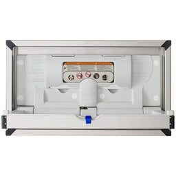 Foundations® - Foundations Horizontal Clad Stainless Steel Commercial Baby Changing Station - Recessed Mount