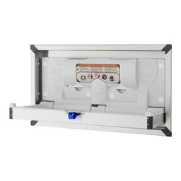 Foundations® - Foundations Horizontal Clad Stainless Steel Commercial Baby Changing Station - Surface Mount