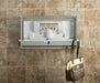Foundations® - Foundations Horizontal Clad Stainless Steel Commercial Baby Changing Station - Surface Mount