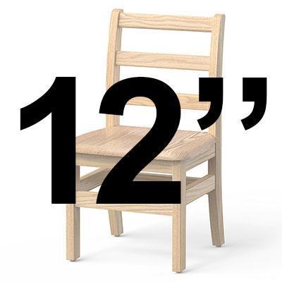 Foundations® - Foundations Little Scholars Classroom Chairs (5 heights available) - 2 Pack