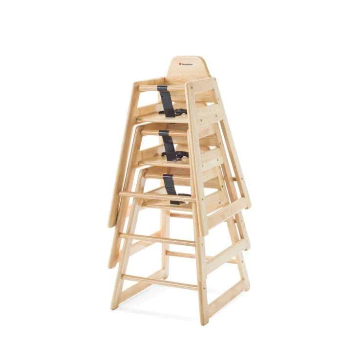 Foundations® - Foundations NeatSeat™ Hardwood Food-Service Wood High Chairs