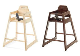 Foundations® - Foundations NeatSeat™ Hardwood Food-Service Wood High Chairs
