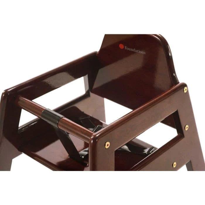 Foundations® - Foundations NeatSeat™ Hardwood Food-Service Wood High Chairs