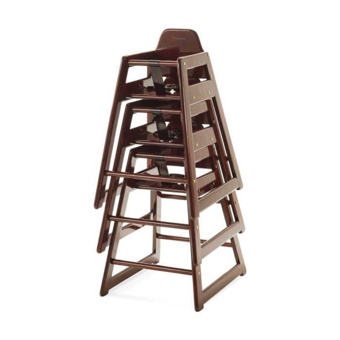 Foundations® - Foundations NeatSeat™ Hardwood Food-Service Wood High Chairs