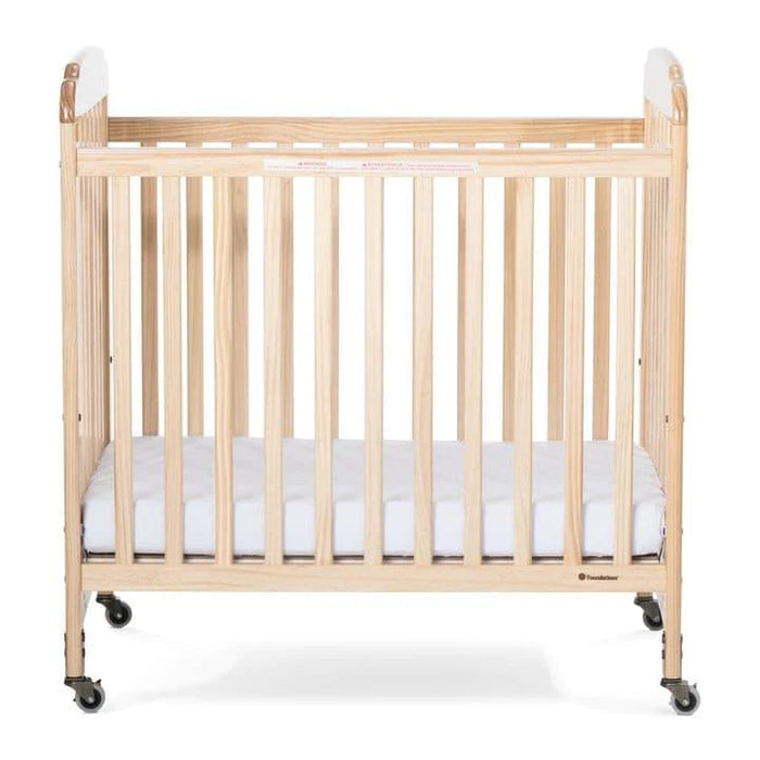 Foundations® - Foundations Next Gen Compact Serenity® Baby Crib with Adjustable Mattress Board - Slatted
