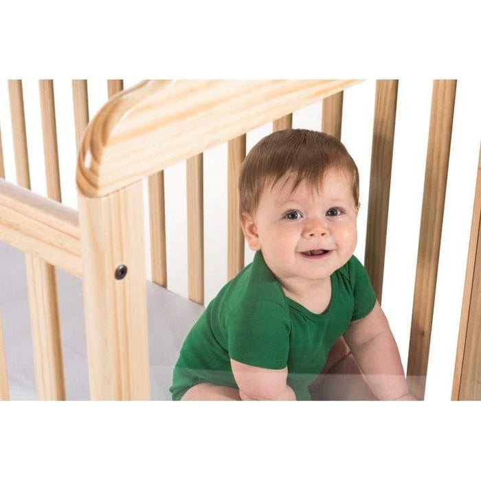 Foundations® - Foundations Next Gen Compact Serenity® SafeReach® Baby Crib with adjustable Mattress Board - Clearview