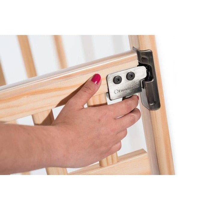 Foundations® - Foundations Next Gen Compact Serenity® SafeReach® Baby Crib with adjustable Mattress Board - Clearview