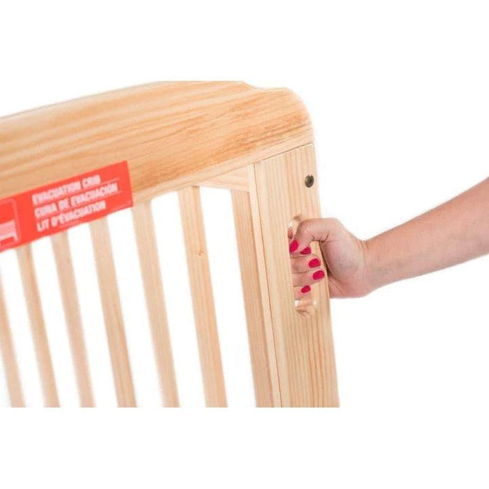 Foundations® - Foundations Next Gen First Responder® Evacuation System Crib Fixed Side - Clearview