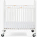 Foundations® - Foundations Pinnacle™ Compact Folding Crib with Oversized Casters (Foam Mattress)