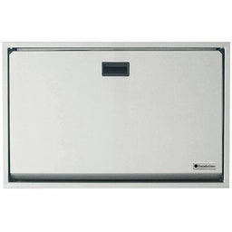 Foundations® - Foundations Premier Full Stainless Steel Horizontal Commercial Baby Changing Station - Recessed Mount