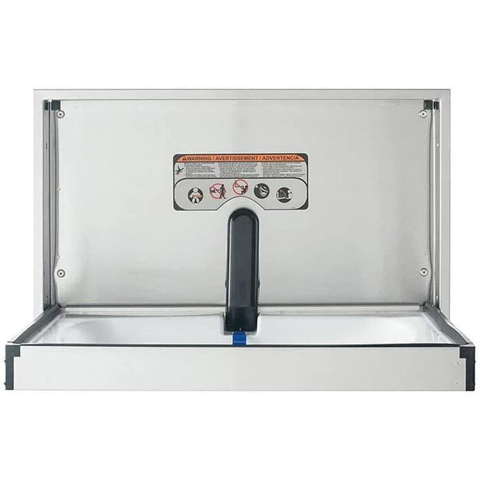 Foundations® - Foundations Premier Full Stainless Steel Horizontal Commercial Baby Changing Station - Surface Mount