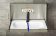 Foundations® - Foundations Premier Full Stainless Steel Horizontal Commercial Baby Changing Station - Surface Mount