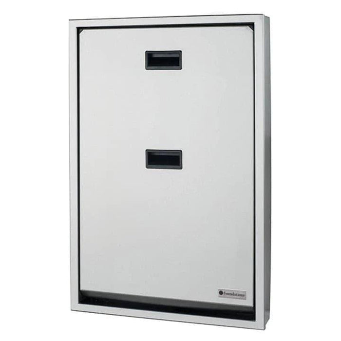 Foundations® - Foundations Premier Full Stainless Steel Vertical Commercial Baby Changing Station - Recessed Mount