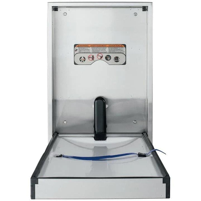 Foundations® - Foundations Premier Full Stainless Steel Vertical Commercial Baby Changing Station - Surface Mount