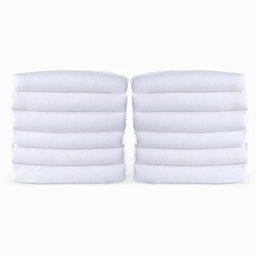 Foundations® - Foundations SafeFit™ Elastic Fitted Safety Sheet - Compact Size Cribs - 12 Pack - White