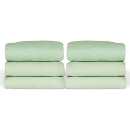 Foundations® - Foundations SafeFit™ Elastic Fitted Safety Sheet - Compact Size Cribs - 6 Pack