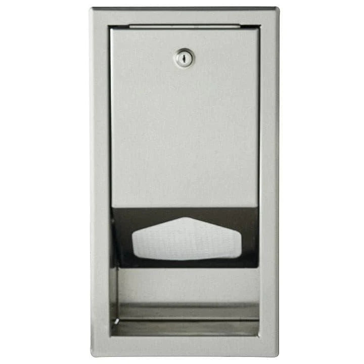 Foundations Stainless Steel Wall Mounted Sanitary Liner Dispenser — Goldtex