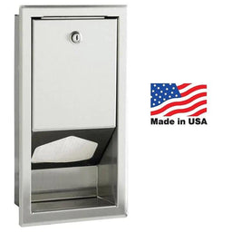 Foundations® - Foundations Stainless Steel Wall Mounted Sanitary Liner Dispenser