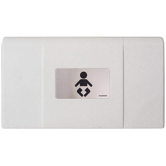 Foundations® - Foundations Ultra® Horizontal Commercial Baby Changing Station (EZ Mount™ backer plate included)